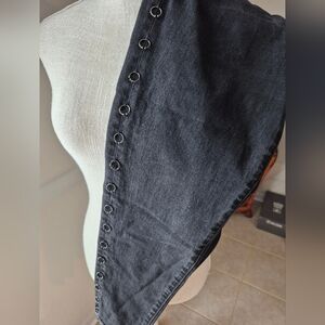 ZARA Women's Jeans with Side Eyelet Detail